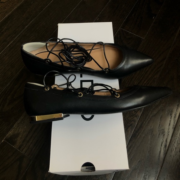 Aldo Black Alize Lace Flats - Picture 4 of 7